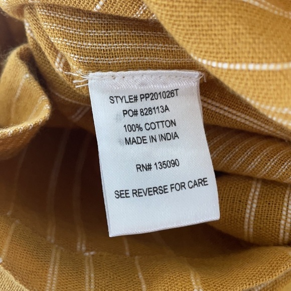 NWT Others Follow Bahamas Ruffled Yellow Jumpsuit - Picture 11 of 11